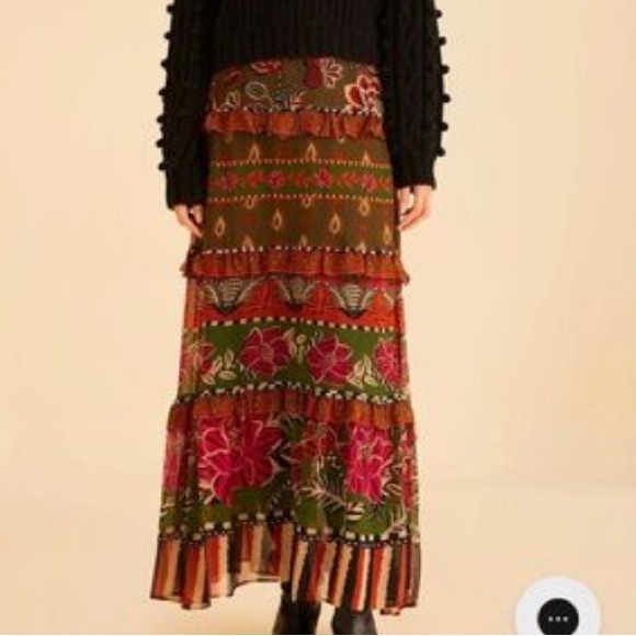 Floral Multicolor Maxi Dress - farm rio - Picture 5 of 5